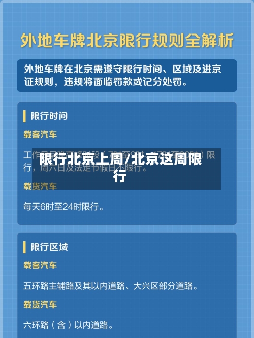 限行北京上周/北京这周限行-第2张图片