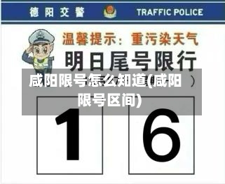 咸阳限号怎么知道(咸阳限号区间)-第2张图片