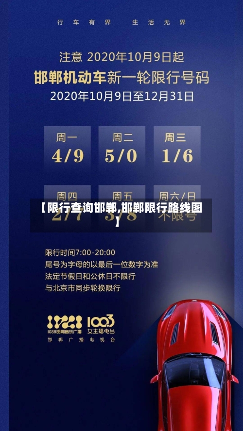 【限行查询邯郸,邯郸限行路线图】