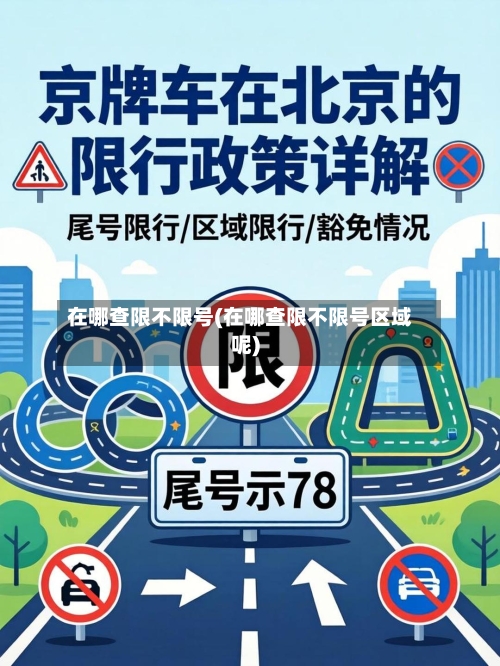 在哪查限不限号(在哪查限不限号区域呢)