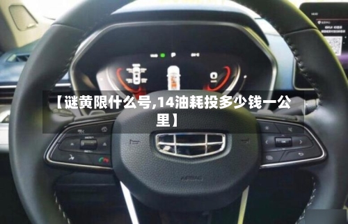 【谜黄限什么号,14油耗投多少钱一公里】