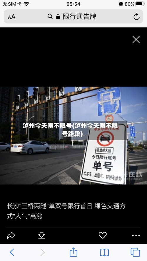 泸州今天限不限号(泸州今天限不限号路段)-第2张图片