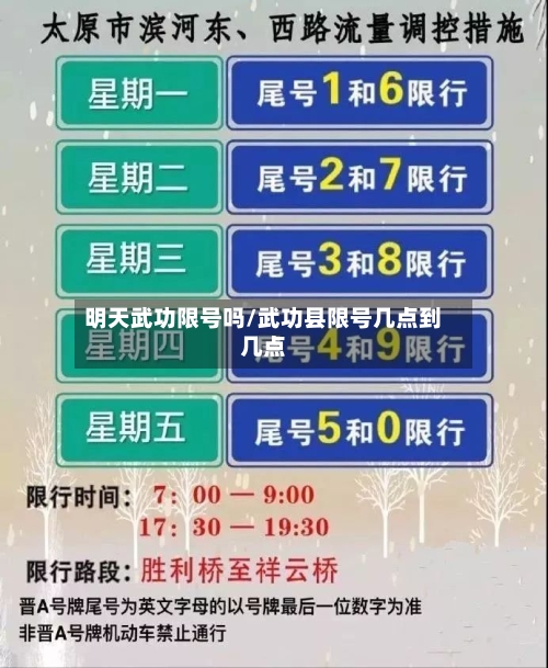 明天武功限号吗/武功县限号几点到几点-第2张图片