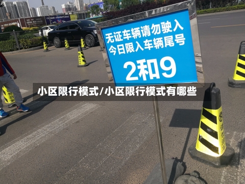 小区限行模式/小区限行模式有哪些