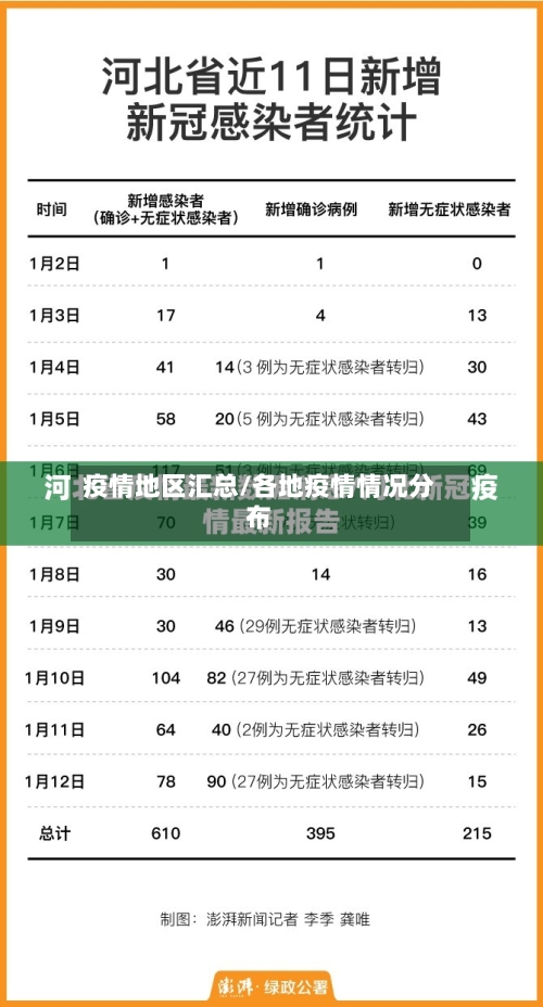 疫情地区汇总/各地疫情情况分布-第2张图片