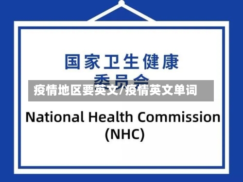 疫情地区要英文/疫情英文单词