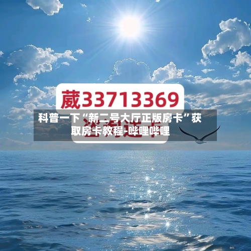 科普一下“新二号大厅正版房卡”获取房卡教程-哔哩哔哩-第3张图片