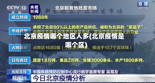 北京疫情哪个地区人多(北京疫情是哪个区)-第2张图片