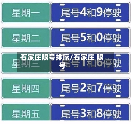 石家庄限号排序/石家庄 限号-第2张图片