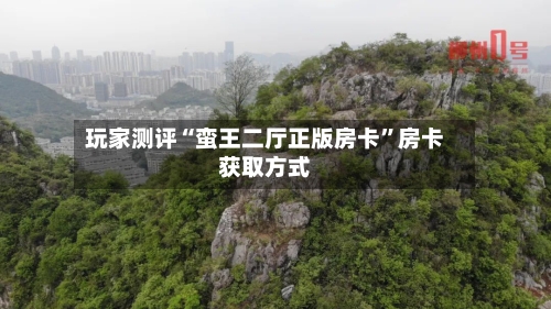 玩家测评“蛮王二厅正版房卡	”房卡获取方式-第3张图片
