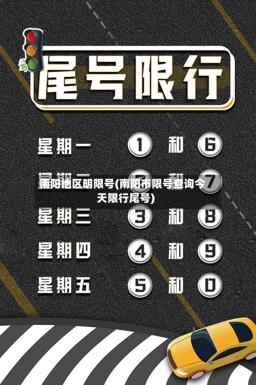 南阳地区明限号(南阳市限号查询今天限行尾号)