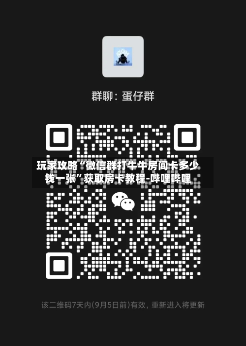 玩家攻略“微信群打牛牛房间卡多少钱一张”获取房卡教程-哔哩哔哩