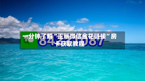 一分钟了解“正版微信金花链接”房卡获取教程-第3张图片