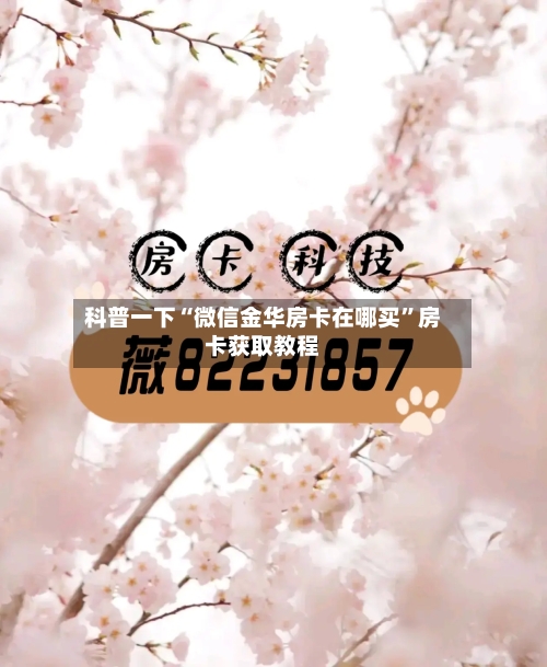 科普一下“微信金华房卡在哪买”房卡获取教程-第2张图片