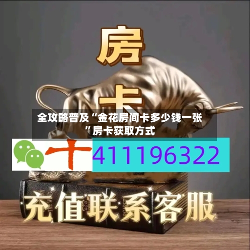 全攻略普及“金花房间卡多少钱一张”房卡获取方式-第2张图片