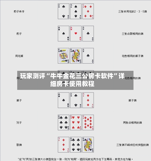 玩家测评“牛牛金花三公房卡软件”详细房卡使用教程