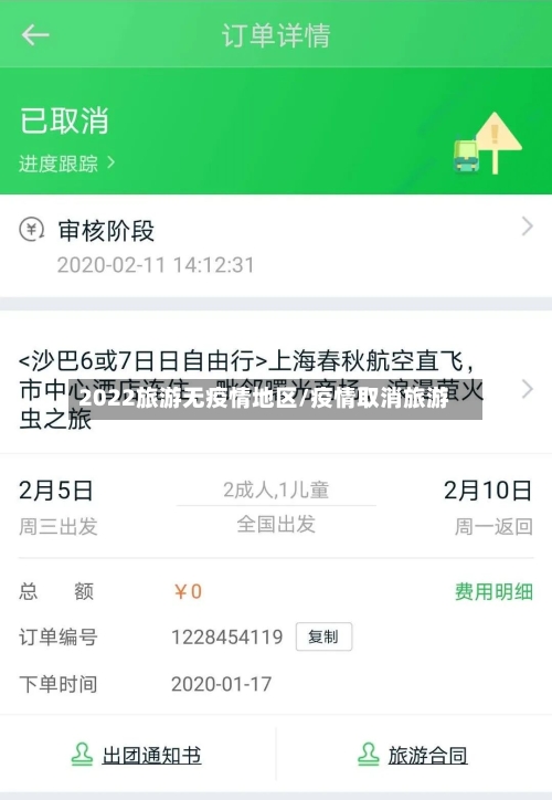 2022旅游无疫情地区/疫情取消旅游