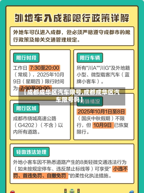 【成都成华区汽车限号,成都成华区汽车限号吗】