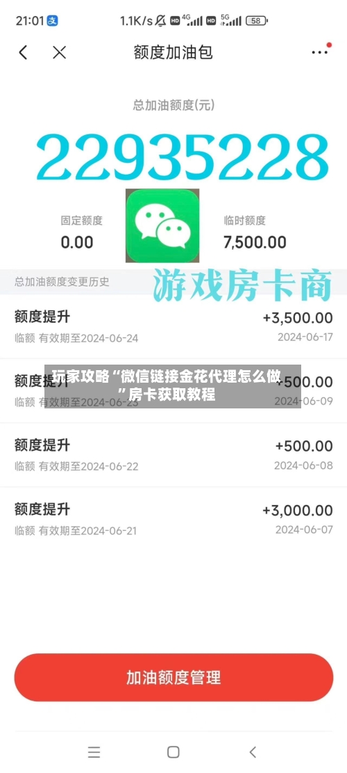玩家攻略“微信链接金花代理怎么做”房卡获取教程-第2张图片