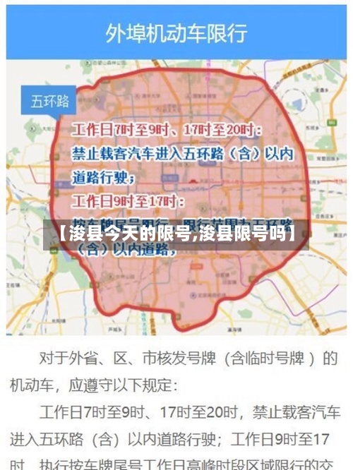 【浚县今天的限号,浚县限号吗】-第2张图片