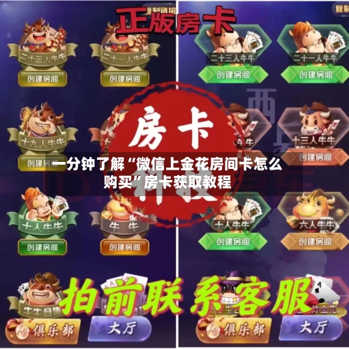 一分钟了解“微信上金花房间卡怎么购买”房卡获取教程-第2张图片
