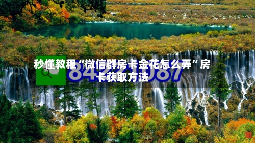 秒懂教程“微信群房卡金花怎么弄”房卡获取方法