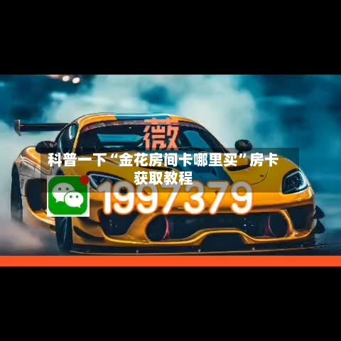 科普一下“金花房间卡哪里买”房卡获取教程-第3张图片