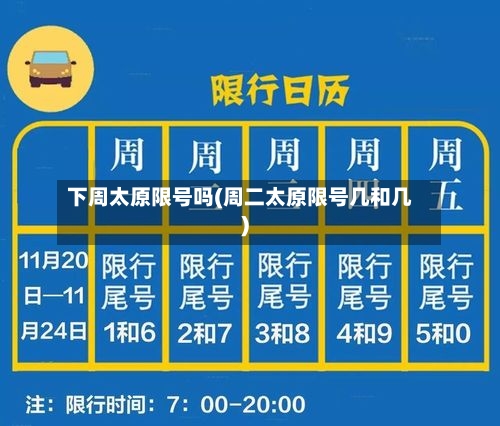 下周太原限号吗(周二太原限号几和几)