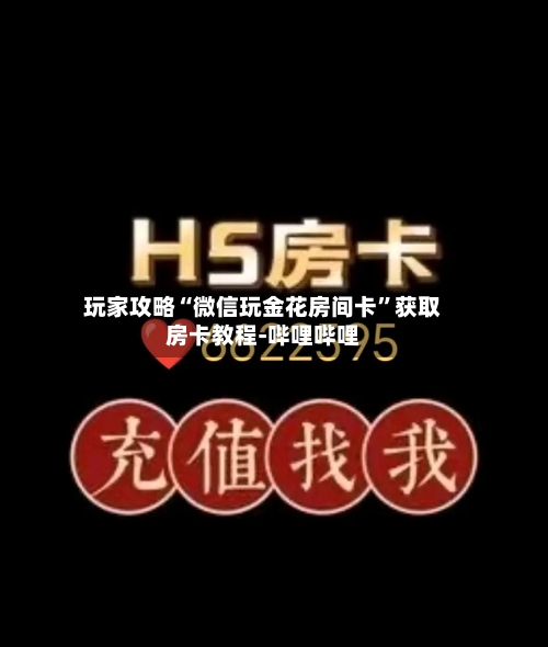 玩家攻略“微信玩金花房间卡”获取房卡教程-哔哩哔哩