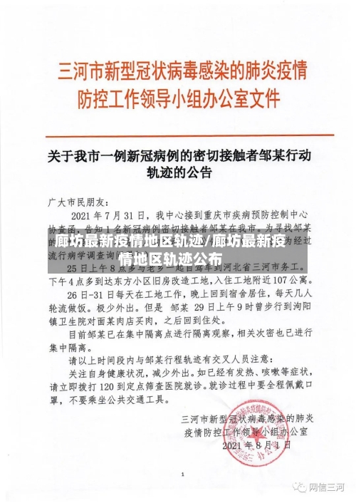 廊坊最新疫情地区轨迹/廊坊最新疫情地区轨迹公布-第2张图片