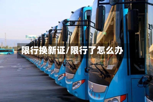 限行换新证/限行了怎么办-第2张图片