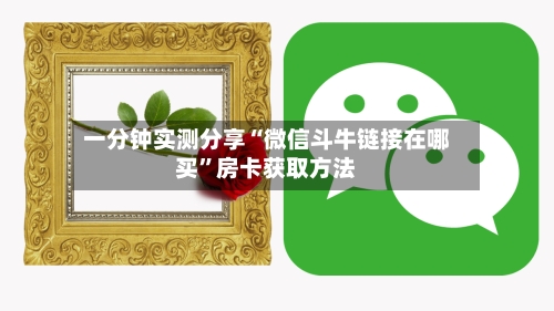 一分钟实测分享“微信斗牛链接在哪买”房卡获取方法