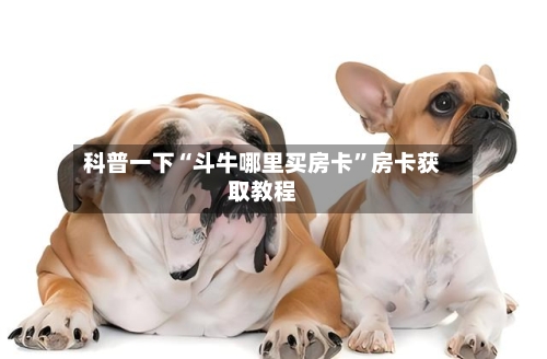 科普一下“斗牛哪里买房卡”房卡获取教程