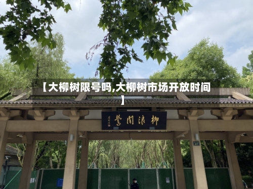 【大柳树限号吗,大柳树市场开放时间】