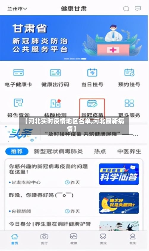 【河北实时疫情地区名单,河北最新病情】