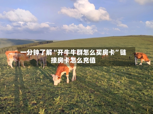 一分钟了解“开牛牛群怎么买房卡”链接房卡怎么充值