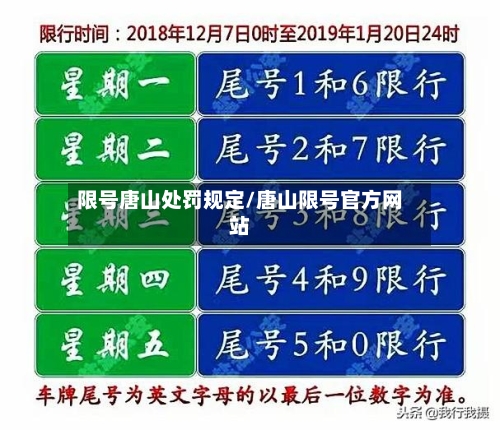 限号唐山处罚规定/唐山限号官方网站-第2张图片