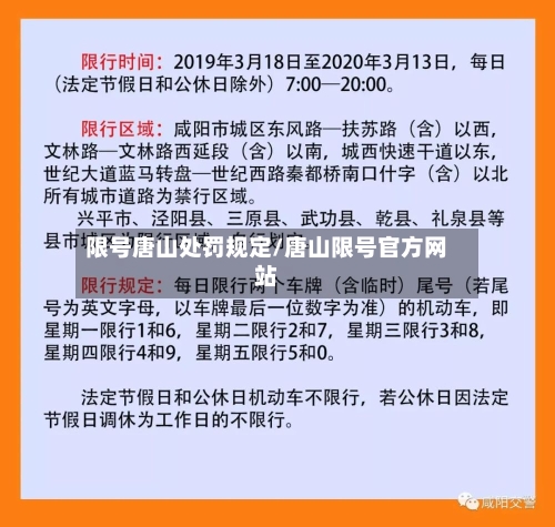 限号唐山处罚规定/唐山限号官方网站