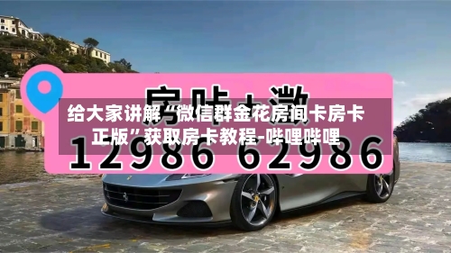 给大家讲解“微信群金花房间卡房卡正版”获取房卡教程-哔哩哔哩-第2张图片