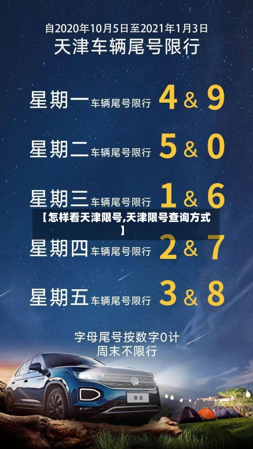 【怎样看天津限号,天津限号查询方式】