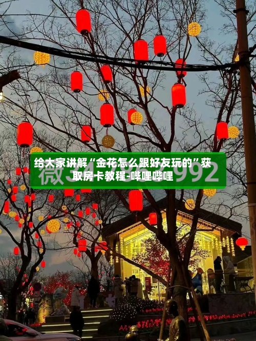 给大家讲解“金花怎么跟好友玩的	”获取房卡教程-哔哩哔哩-第2张图片