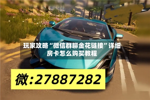 玩家攻略“微信群聊金花链接”详细房卡怎么购买教程
