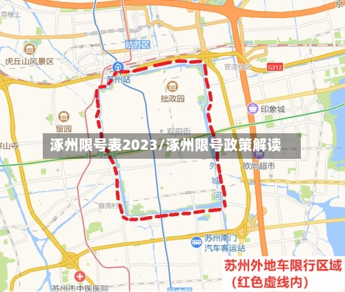 涿州限号表2023/涿州限号政策解读
