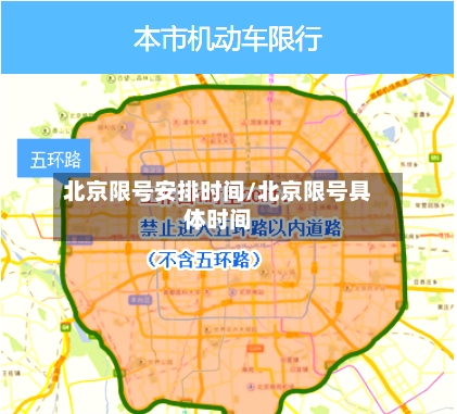 北京限号安排时间/北京限号具体时间-第2张图片