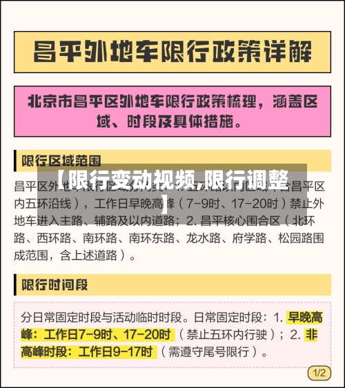 【限行变动视频,限行调整】