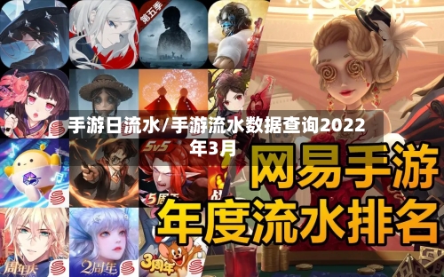 手游日流水/手游流水数据查询2022年3月