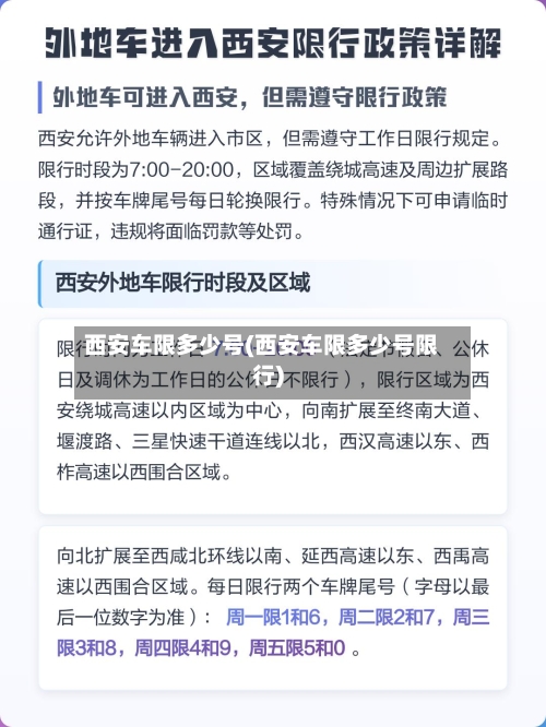 西安车限多少号(西安车限多少号限行)-第2张图片