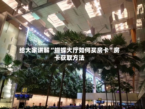 给大家讲解“蝴蝶大厅如何买房卡”房卡获取方法