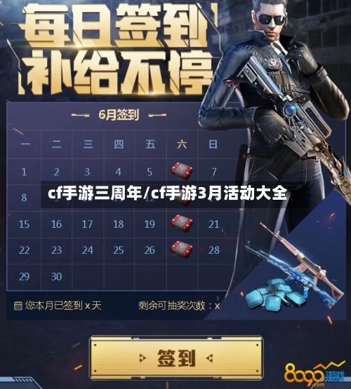 cf手游三周年/cf手游3月活动大全