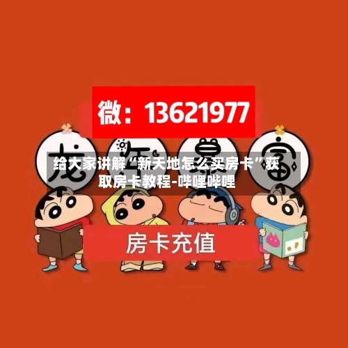 给大家讲解“新天地怎么买房卡”获取房卡教程-哔哩哔哩-第3张图片
